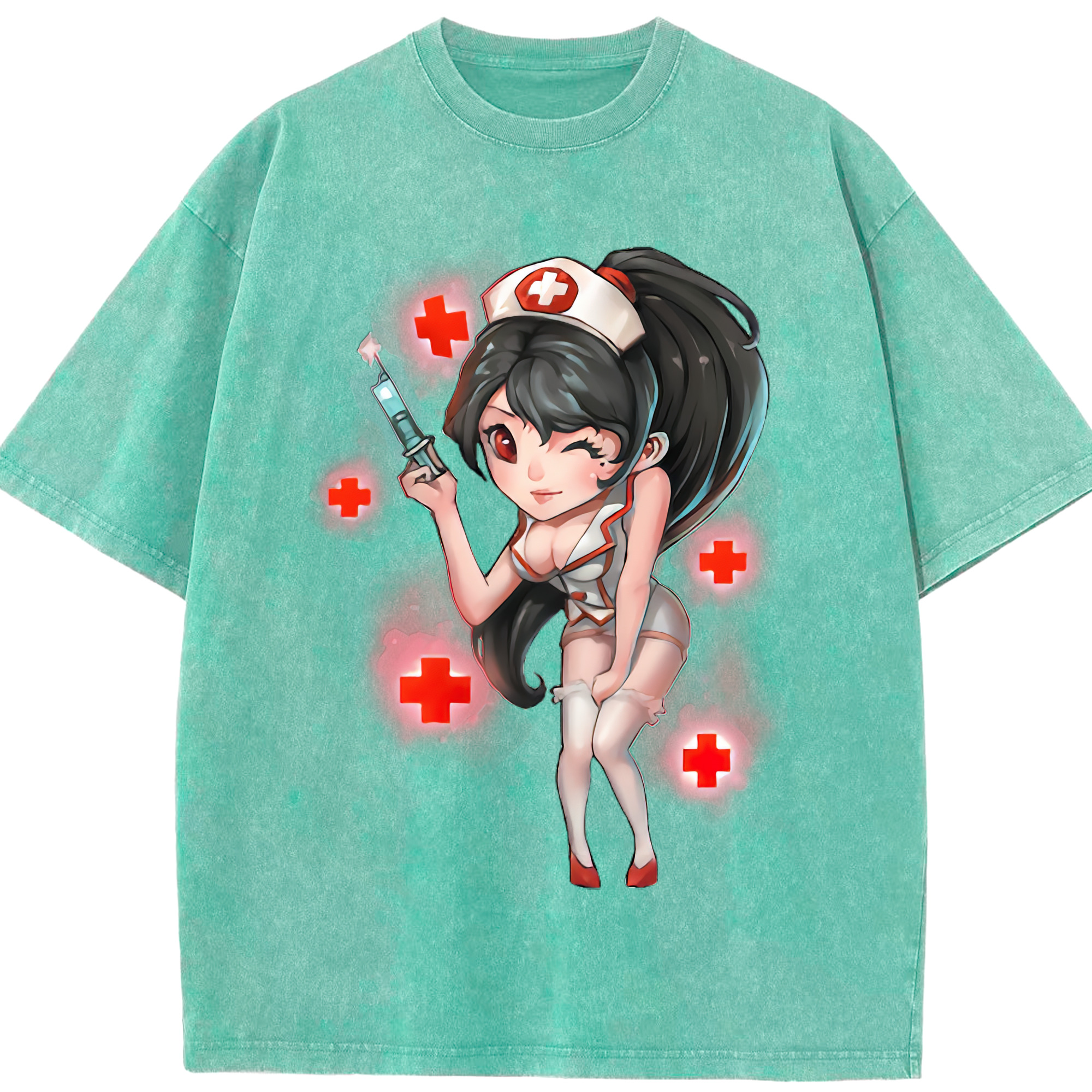 リーグ・オブ・レジェンド League of Legends LOL 綿100% ヴィンテージ風 半袖Tシャツ（フロントプリント）